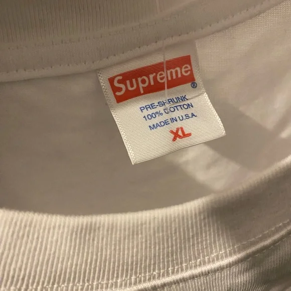 Supreme NBA Youngboy White Photo Print Tee size XL brand new - Picture 3 of 4